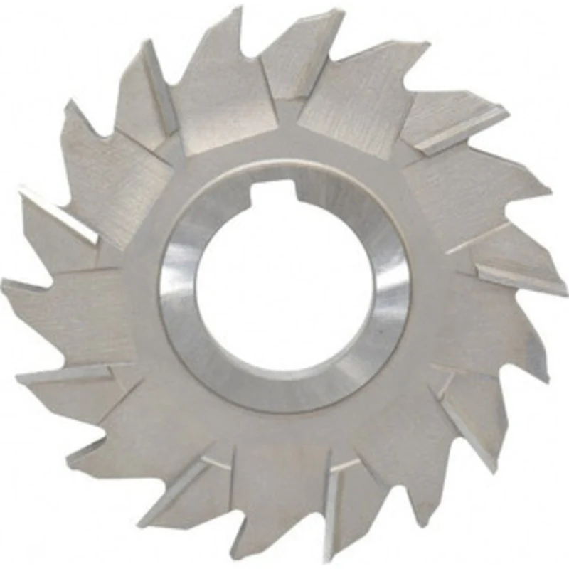 Made in USA 4 Diam x 9/32 Face Width Staggered Tooth Side Milling Cutter 1-1/4 Arbor Hole, High Speed Steel, Uncoated...